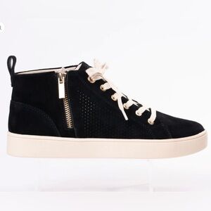 EUC- Revitalign ‘Emma’ Suede Hi Top Orthotic Sneakers